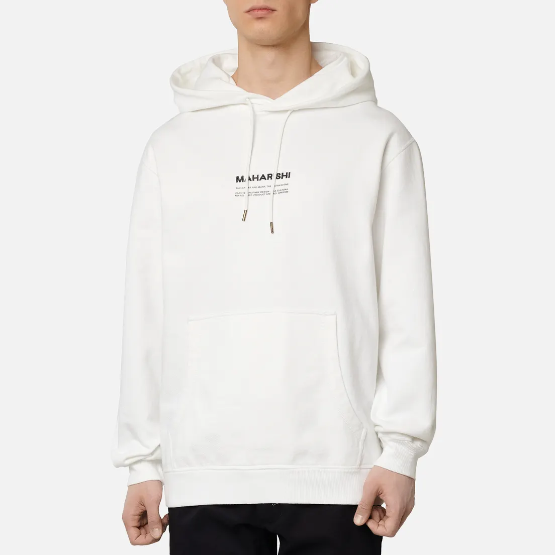 maharishi Мужская толстовка Organic Hooded Military Type Embroidery