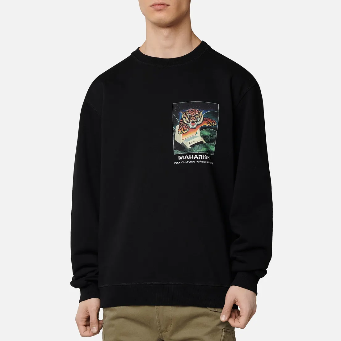 maharishi Мужская толстовка Programma Crew Neck