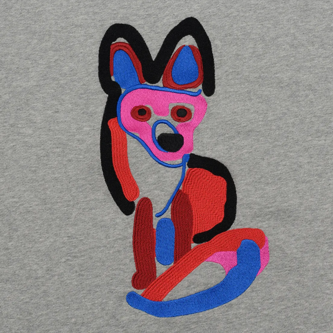 Maison Kitsune Мужская толстовка Acide Fox Embroidery