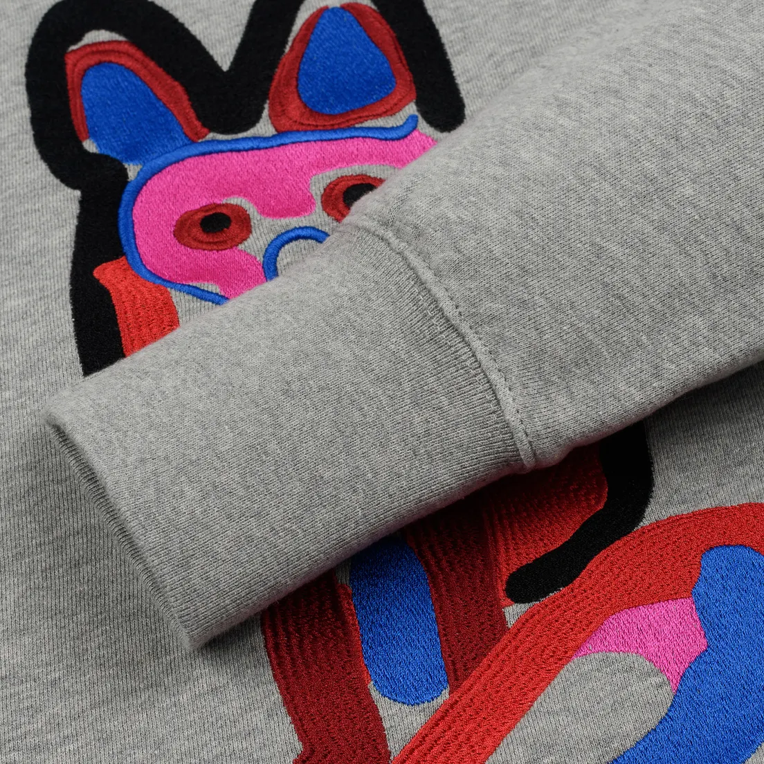 Maison Kitsune Мужская толстовка Acide Fox Embroidery
