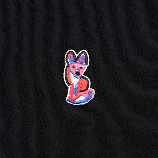 Мужская толстовка Maison Kitsune Acide Fox Patch Black