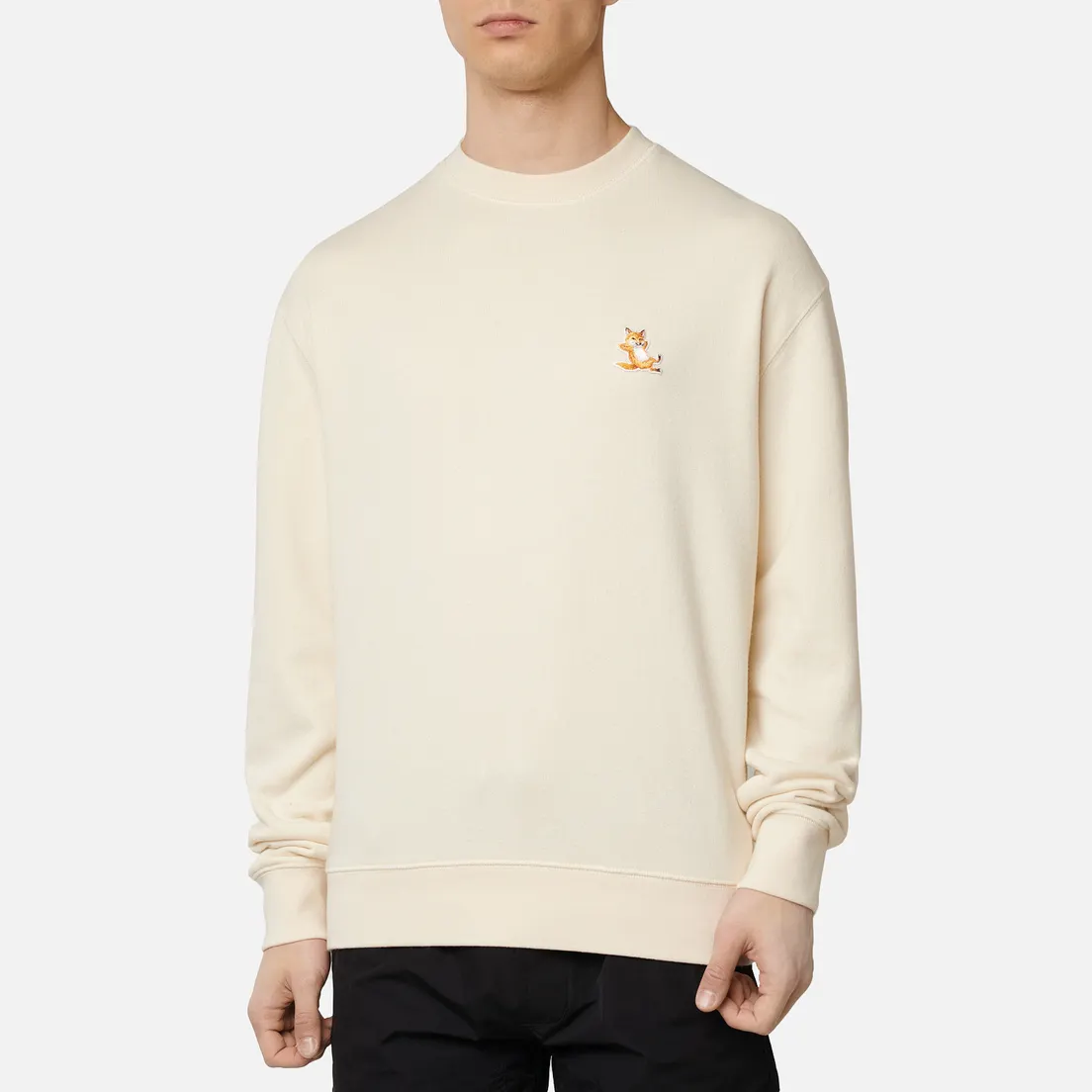 Maison Kitsune Мужская толстовка Chillax Fox Patch Regular Fit