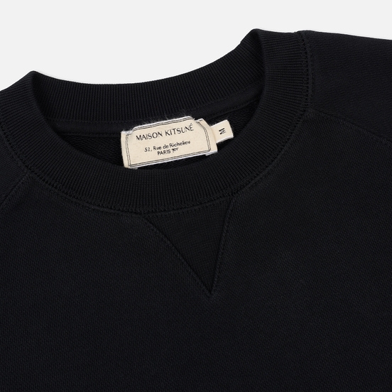 Мужская толстовка Maison Kitsune Fox Head Patch Black