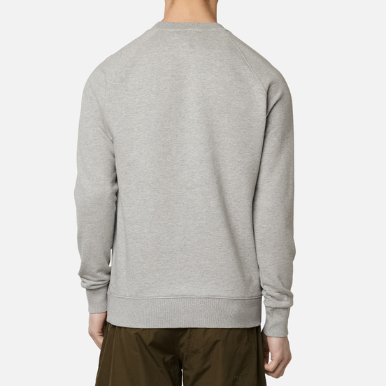 Мужская толстовка Maison Kitsune Fox Head Patch Grey Melange