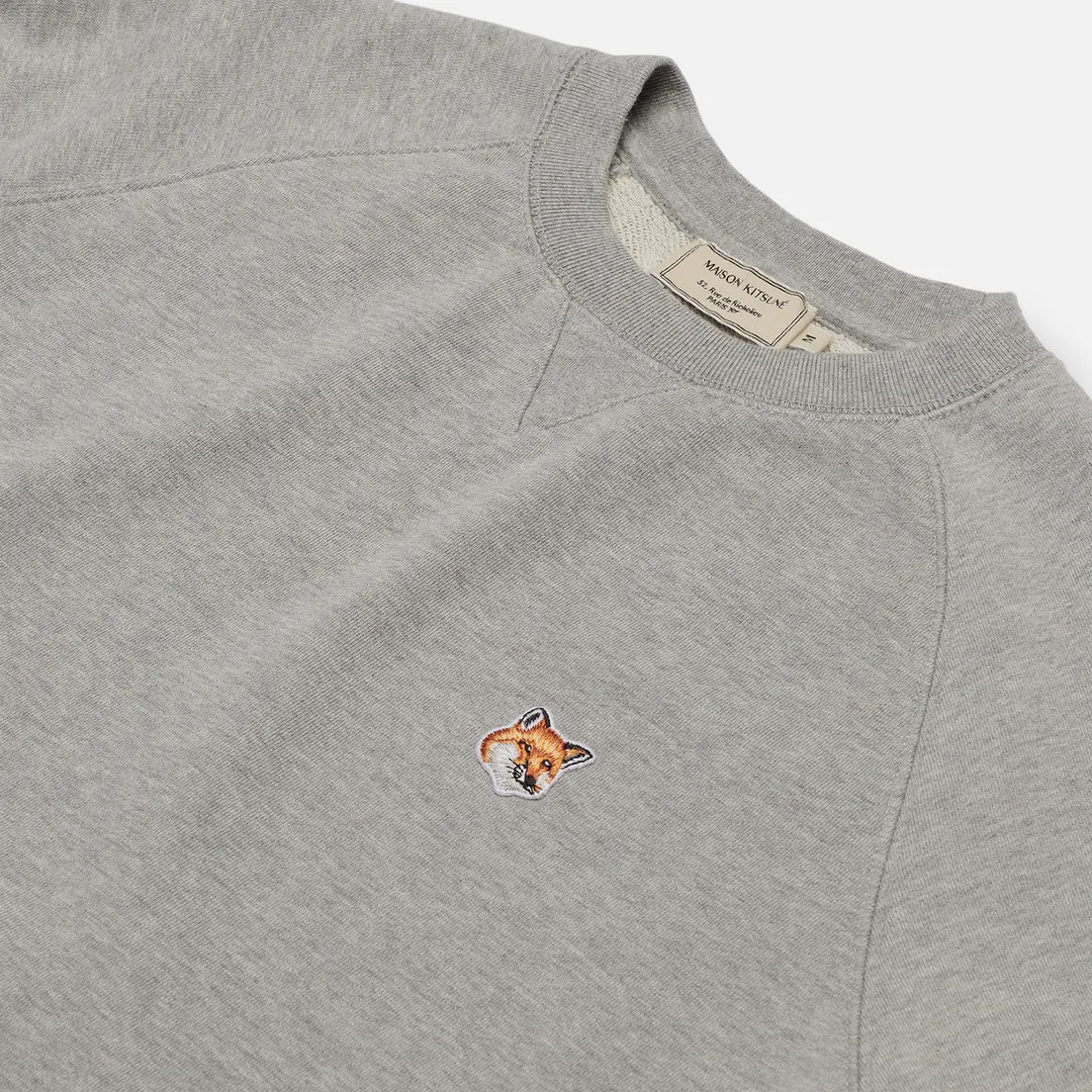 Maison Kitsune Мужская толстовка Fox Head Patch