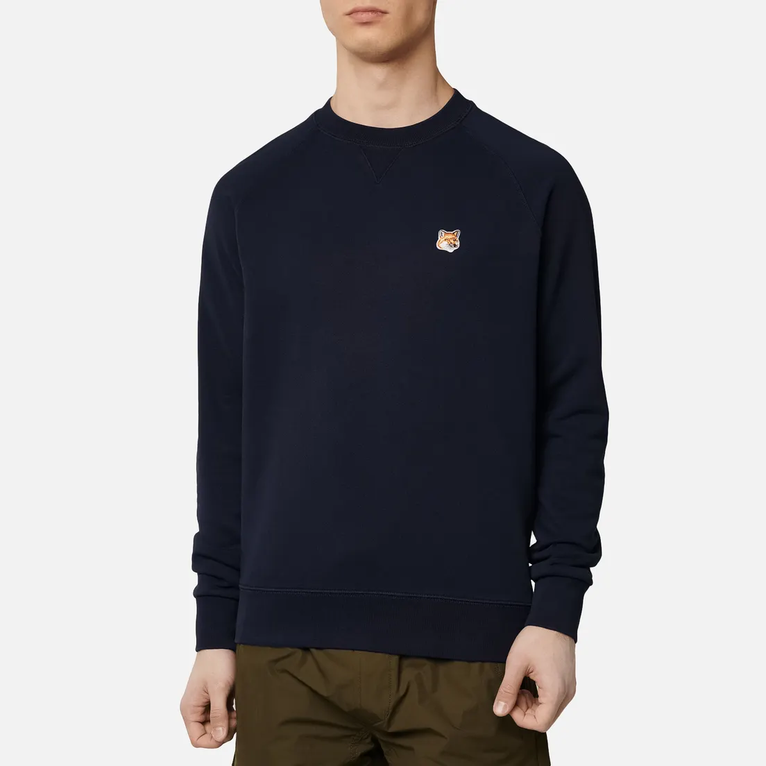 Maison Kitsune Мужская толстовка Fox Head Patch