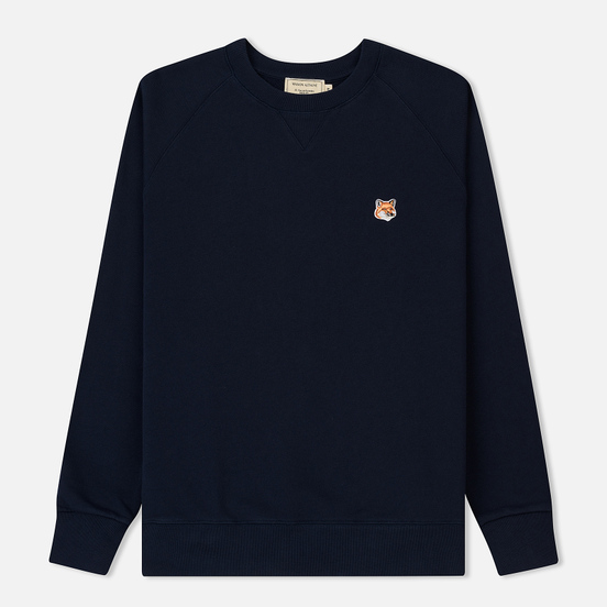 Мужская толстовка Maison Kitsune Fox Head Patch Navy
