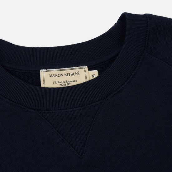 Мужская толстовка Maison Kitsune Fox Head Patch Navy