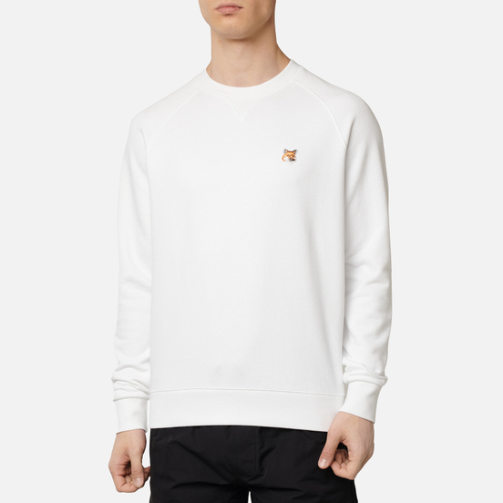 Мужская толстовка Maison Kitsune Fox Head Patch White