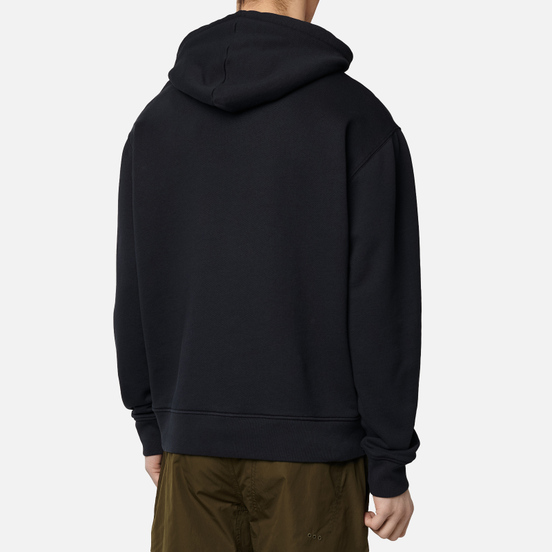 Мужская толстовка Maison Kitsune Hoodie Rainbow Profile Fox Embroidery Black