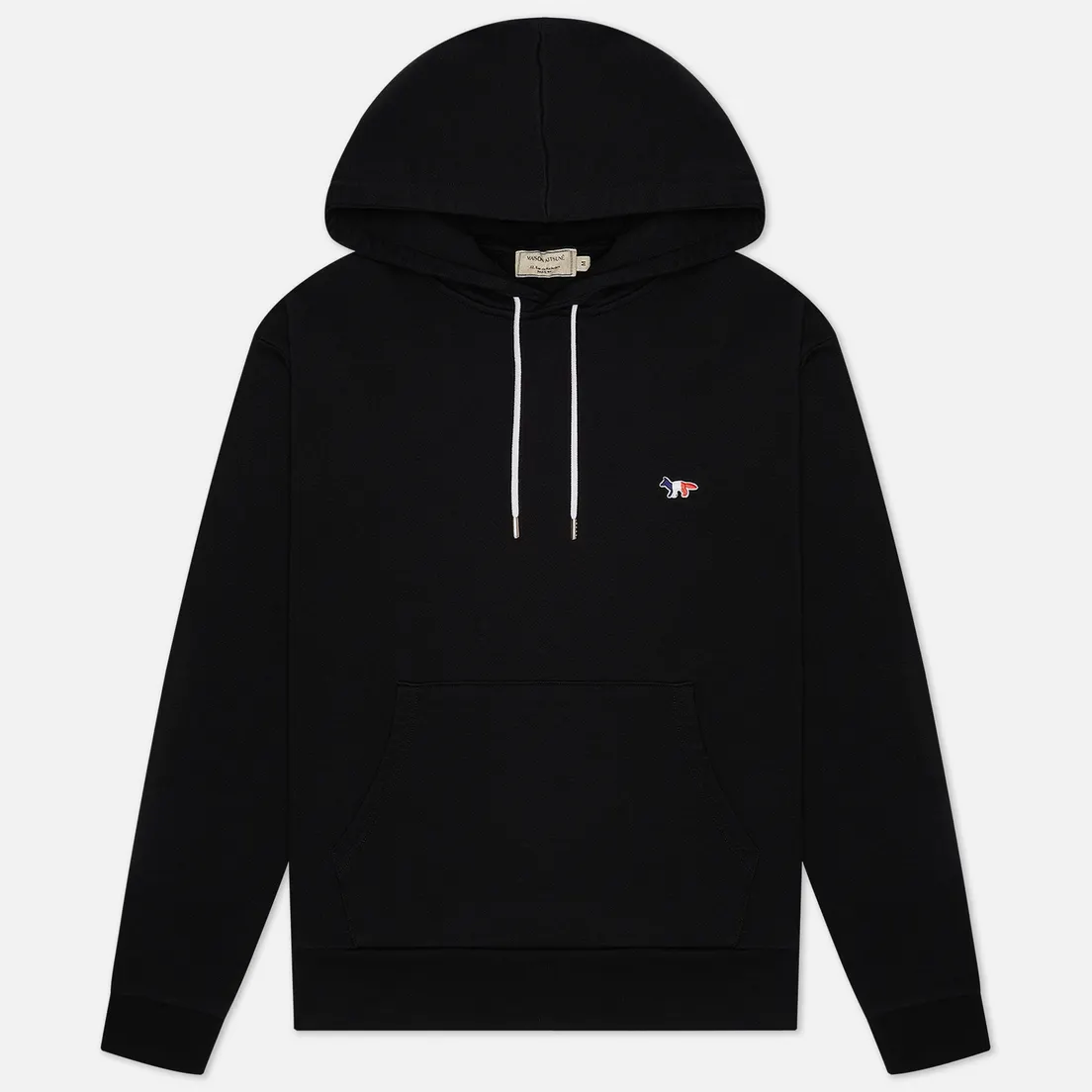 Maison Kitsune Мужская толстовка Tricolor Fox Patch Classic Hoodie