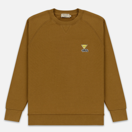 Мужская толстовка Maison Kitsune Triangle Fox Patch Camel