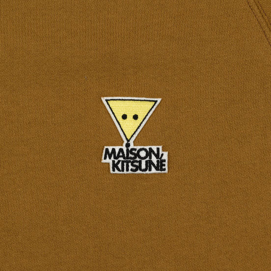 Мужская толстовка Maison Kitsune Triangle Fox Patch Camel
