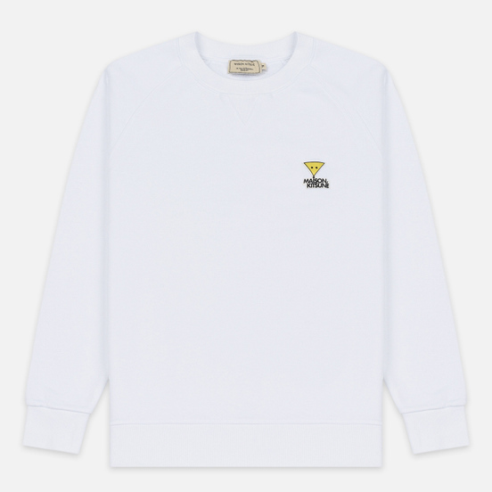 Мужская толстовка Maison Kitsune Triangle Fox Patch White