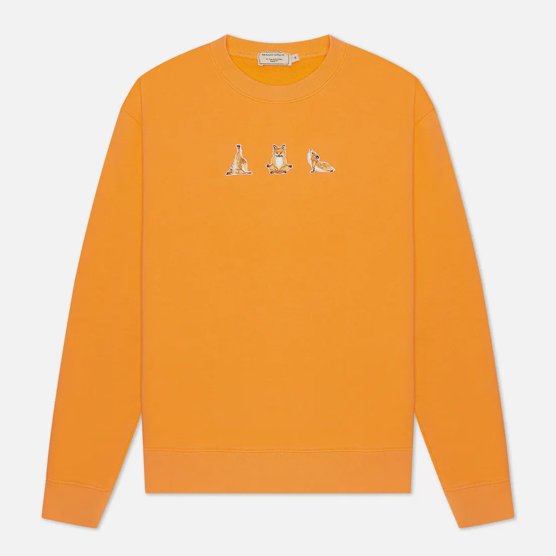 Maison Kitsune Мужская толстовка Yoga Fox Patches