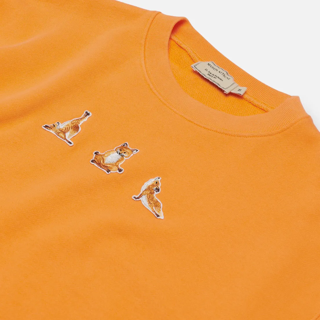 Maison Kitsune Мужская толстовка Yoga Fox Patches