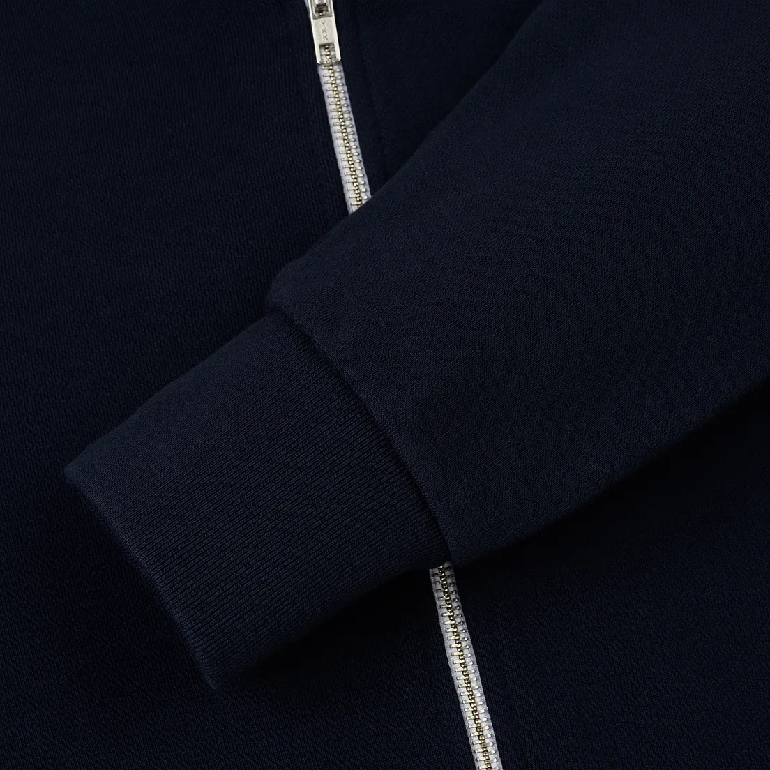 Maison Kitsune Мужская толстовка Zip Hoodie Tricolor Fox Patch