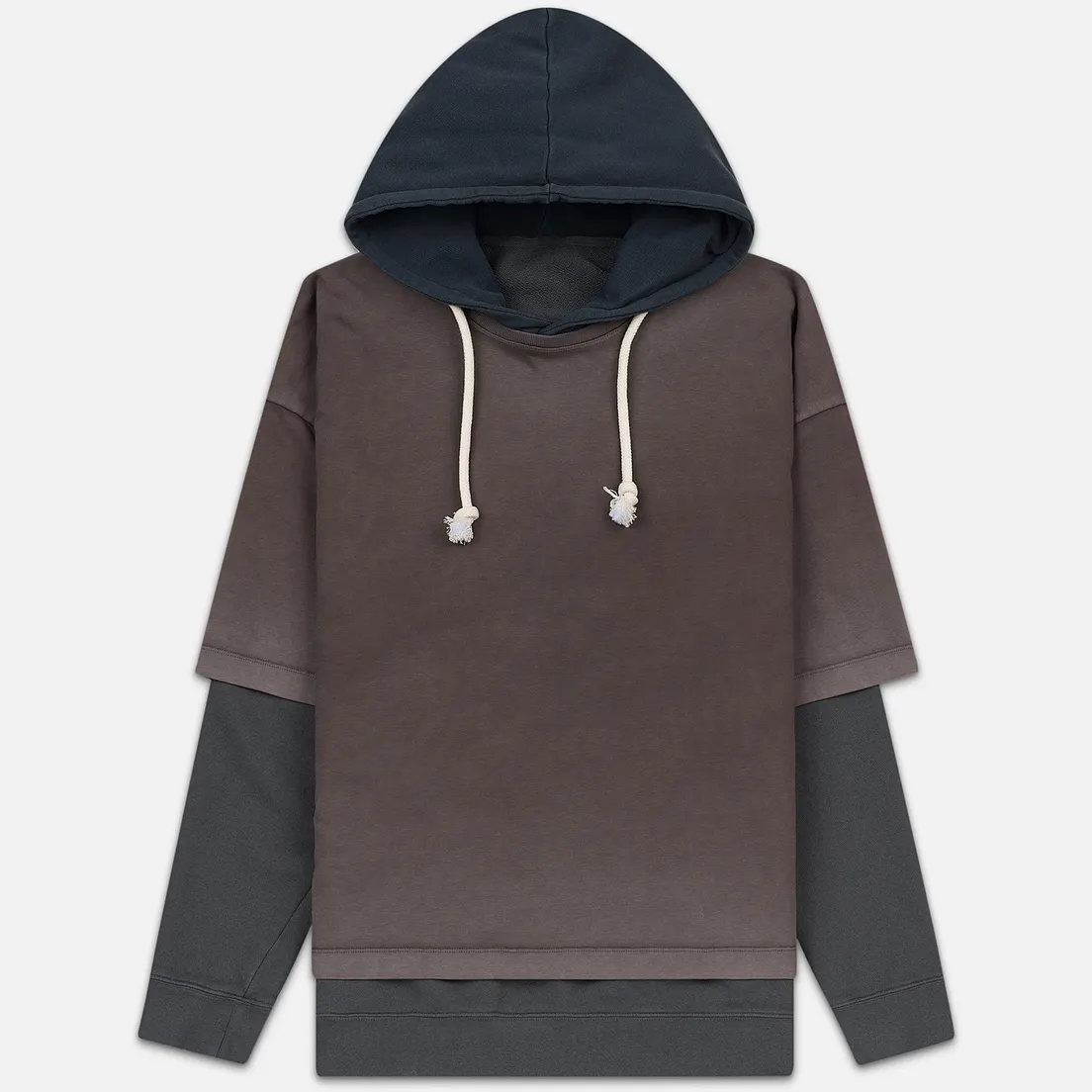 Maison Margiela Мужская толстовка Double Layer Hooded