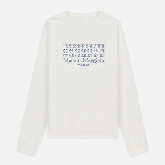 Мужская толстовка Maison Margiela Four White Stitches Off White