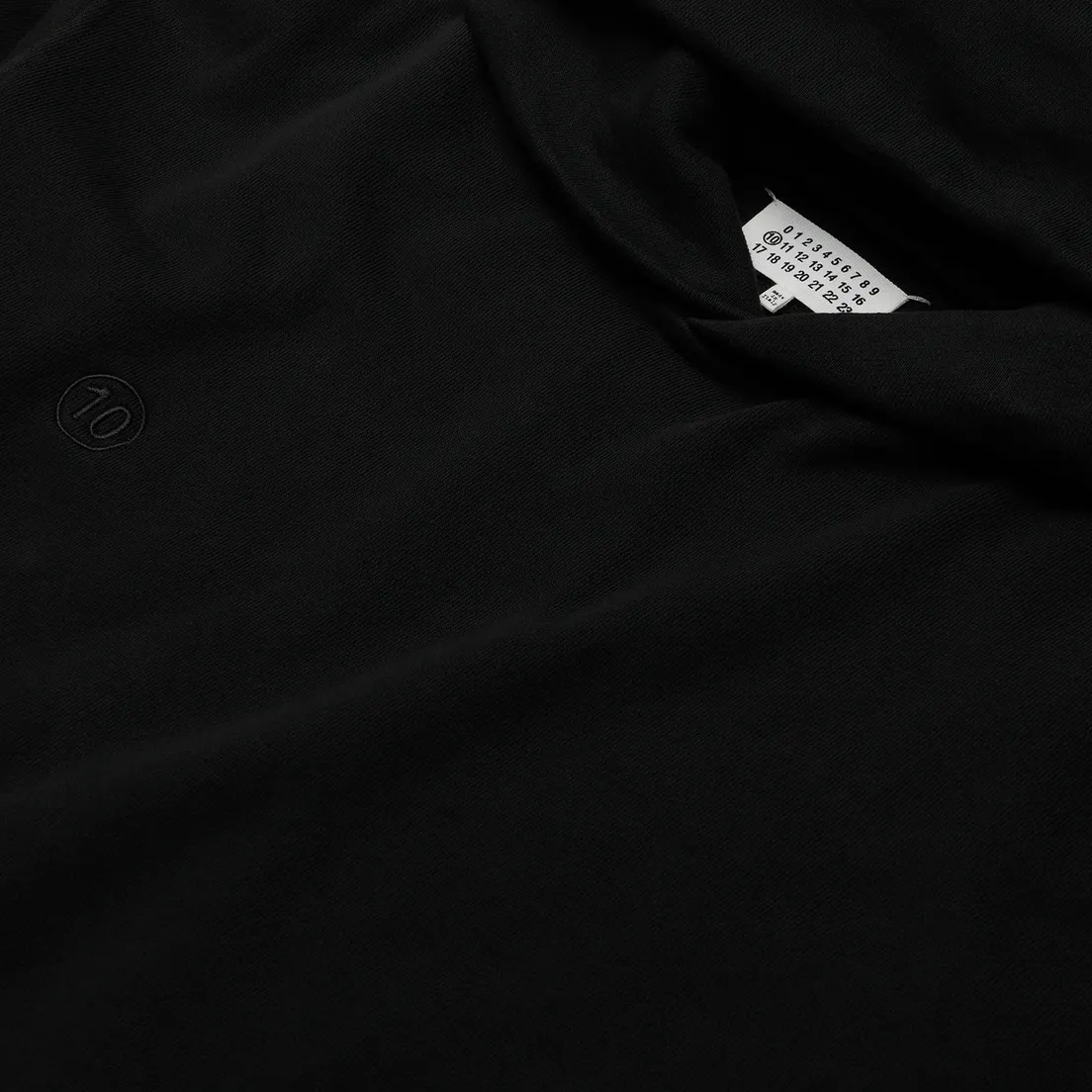 Maison Margiela Мужская толстовка Hole Numbers Logo Hoodie