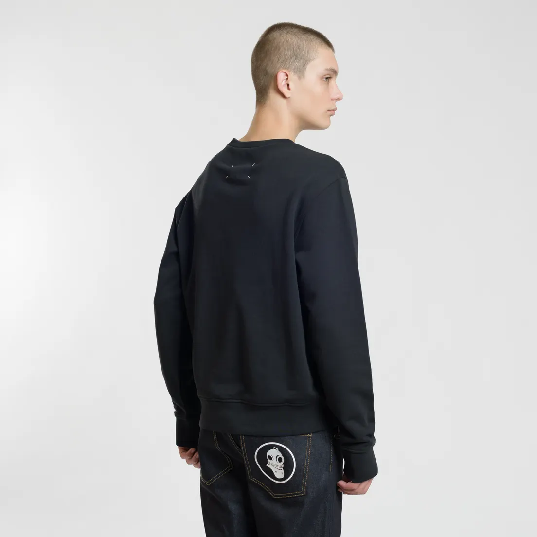 Maison Margiela Мужская толстовка Logo Printed Patch
