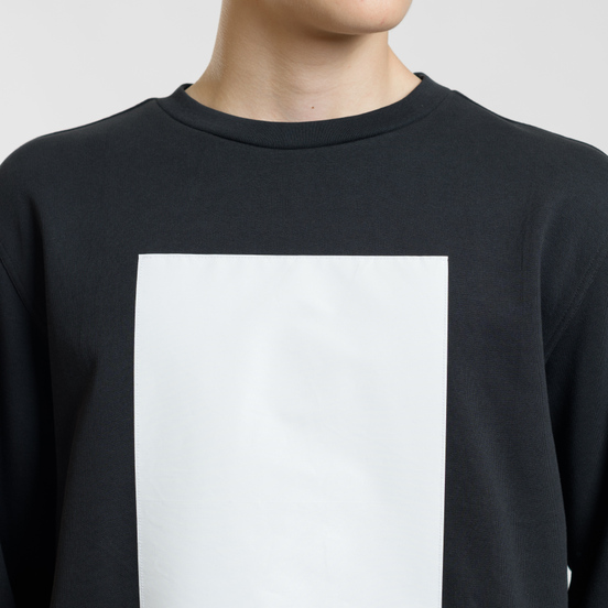 Мужская толстовка Maison Margiela Logo Printed Patch Black
