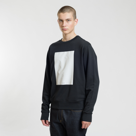 Мужская толстовка Maison Margiela Logo Printed Patch Black