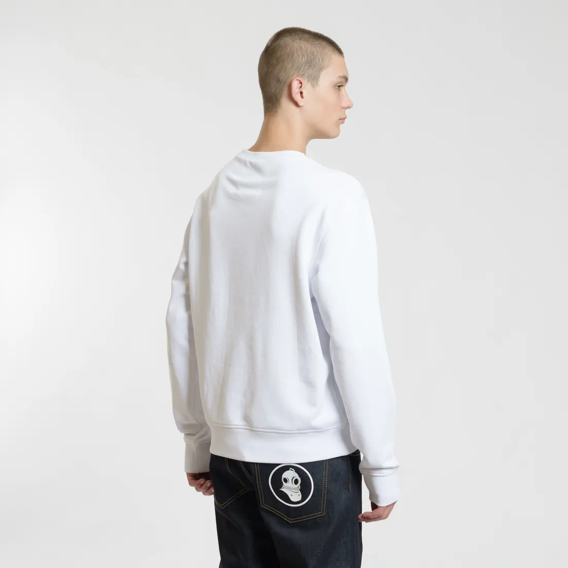 Maison Margiela Мужская толстовка Logo Printed Patch