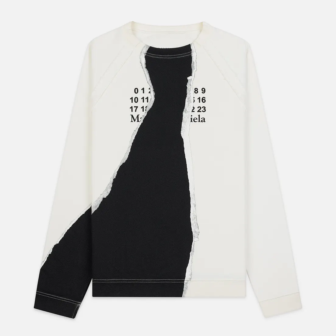 Maison Margiela Мужская толстовка Mutiny Print Crew Neck