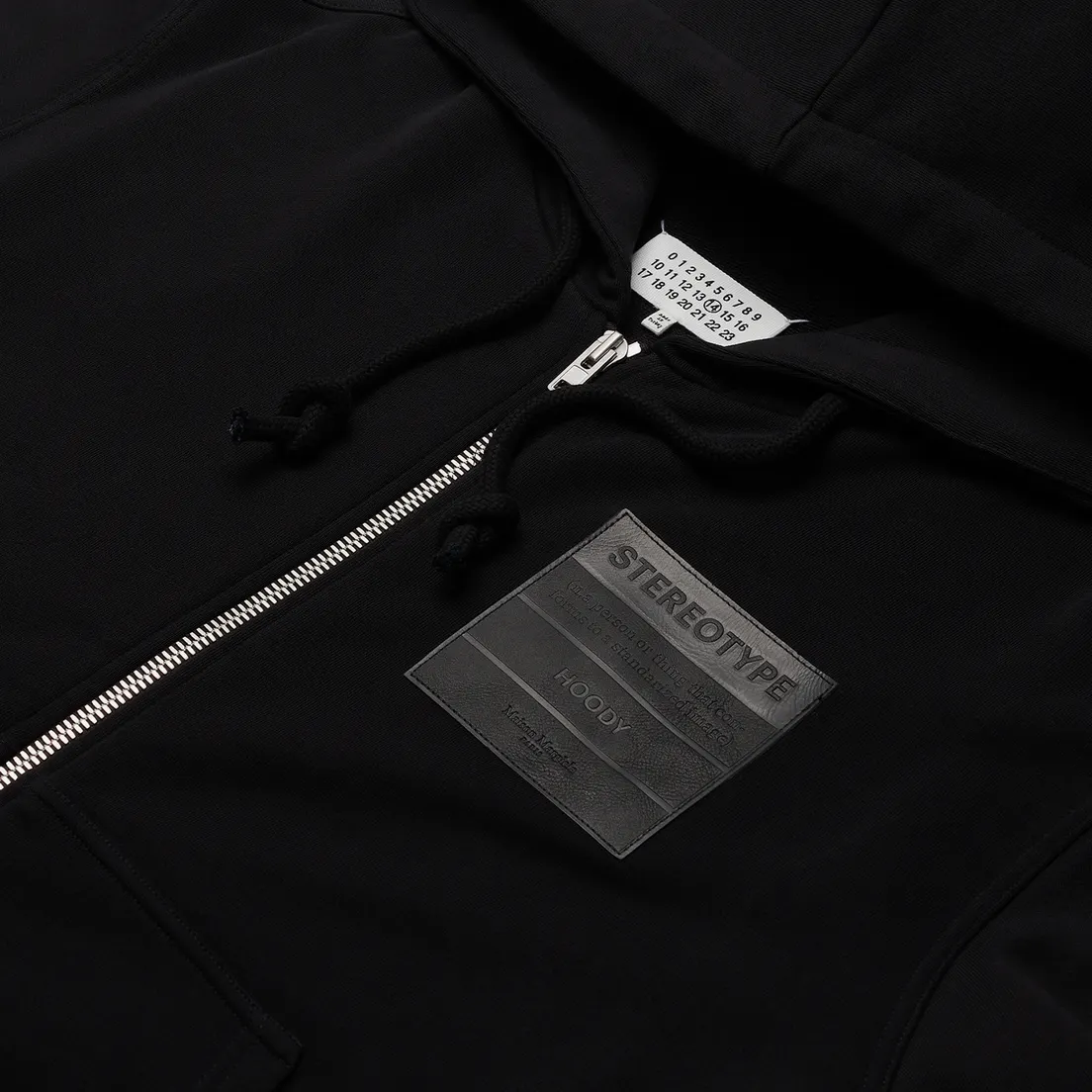 Maison Margiela Мужская толстовка Stereotype Felpa Con Zip