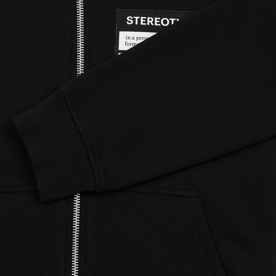 Мужская толстовка Maison Margiela Stereotype Felpa Con Zip Black