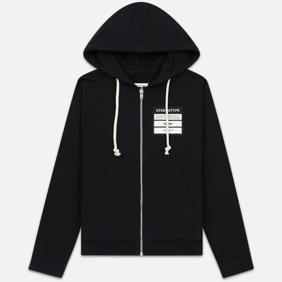 Мужская толстовка Maison Margiela Stereotype Felpa Con Zip Black