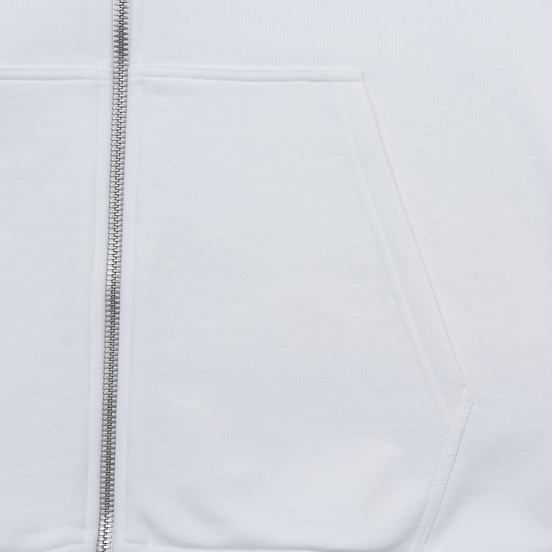 Мужская толстовка Maison Margiela Stereotype Felpa Con Zip Off White