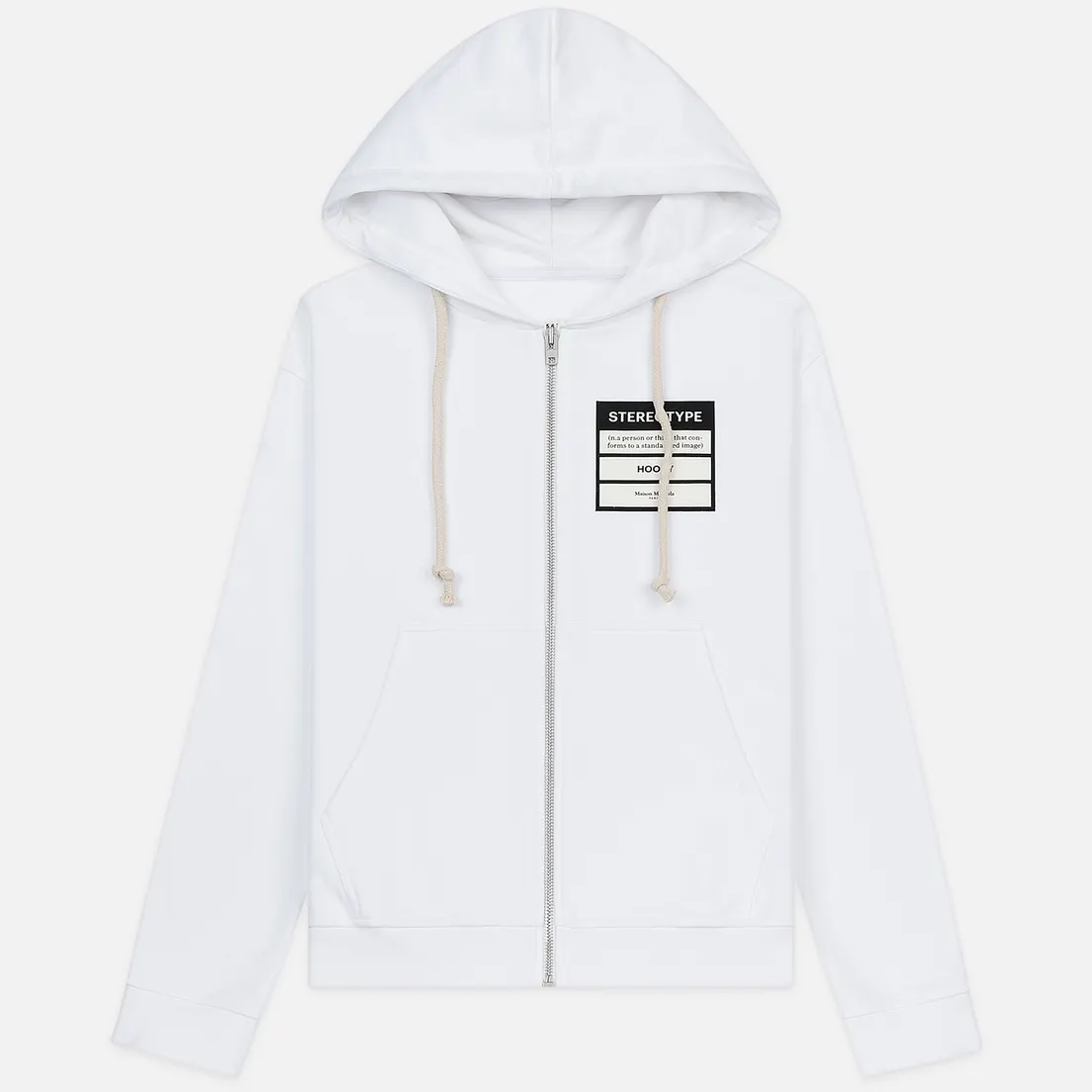 Maison Margiela Мужская толстовка Stereotype Felpa Con Zip