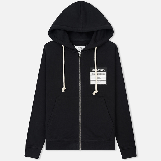 Мужская толстовка Maison Margiela Zip Hoodie Black