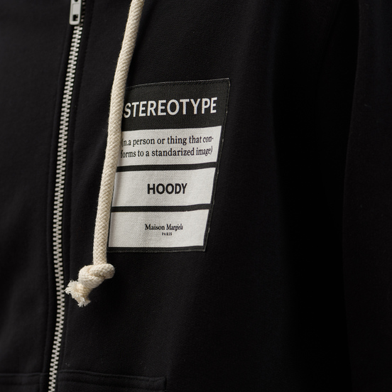 Мужская толстовка Maison Margiela Zip Hoodie Black