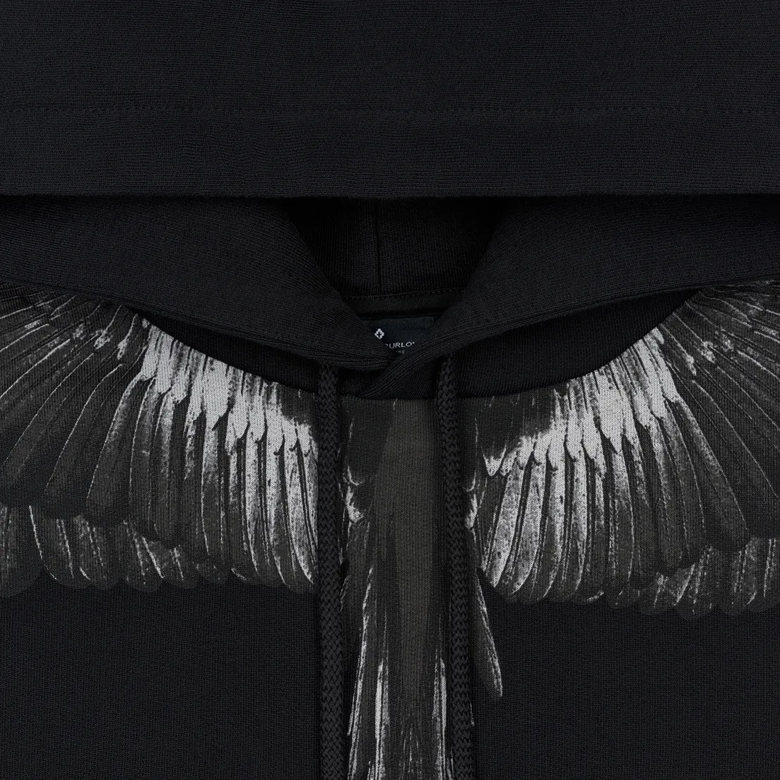 Marcelo Burlon Мужская толстовка Black Wings Hoodie