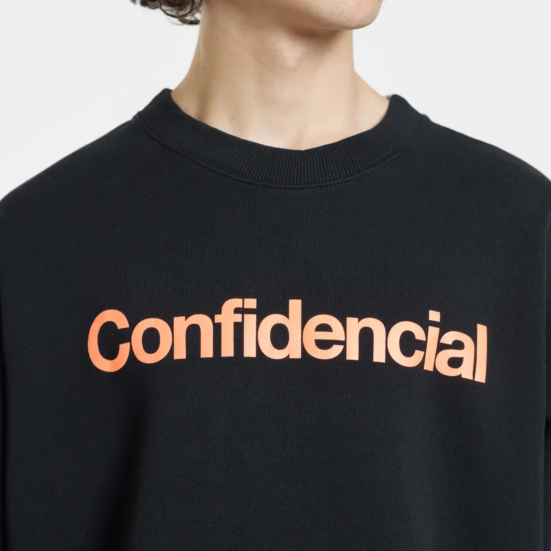 Marcelo Burlon Мужская толстовка Confidencial Over Crewneck