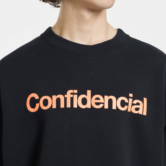 Мужская толстовка Marcelo Burlon Confidencial Over Crewneck Black/Multicolor