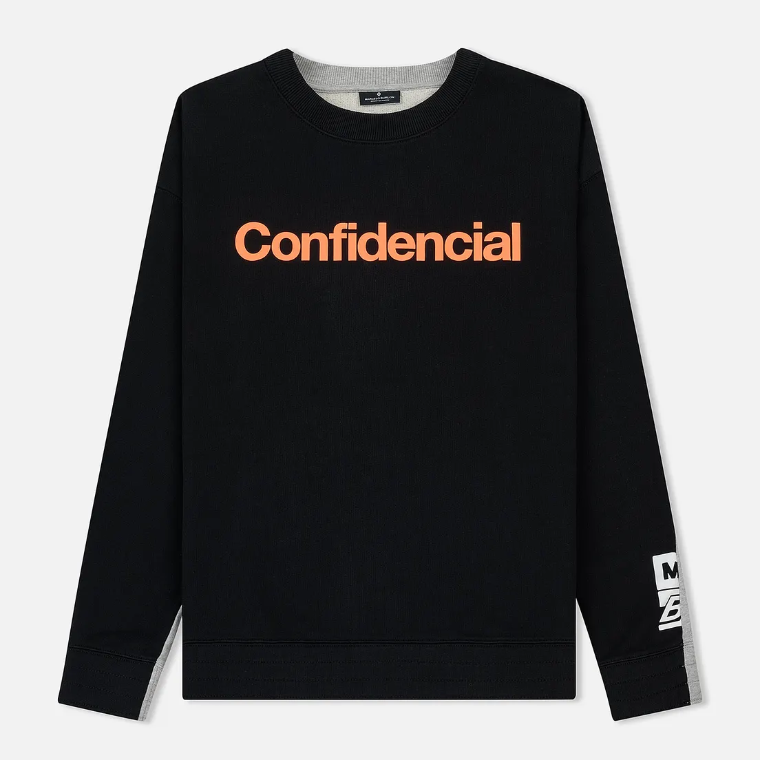 Marcelo Burlon Мужская толстовка Confidencial Over Crewneck