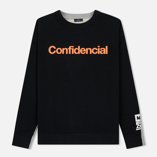 Мужская толстовка Marcelo Burlon Confidencial Over Crewneck Black/Multicolor