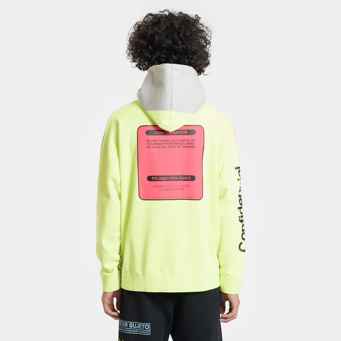 Marcelo Burlon Мужская толстовка Contaminacion Over Hoodie