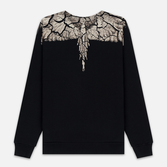 Мужская толстовка Marcelo Burlon Earth Wings Crewneck Black/Brown