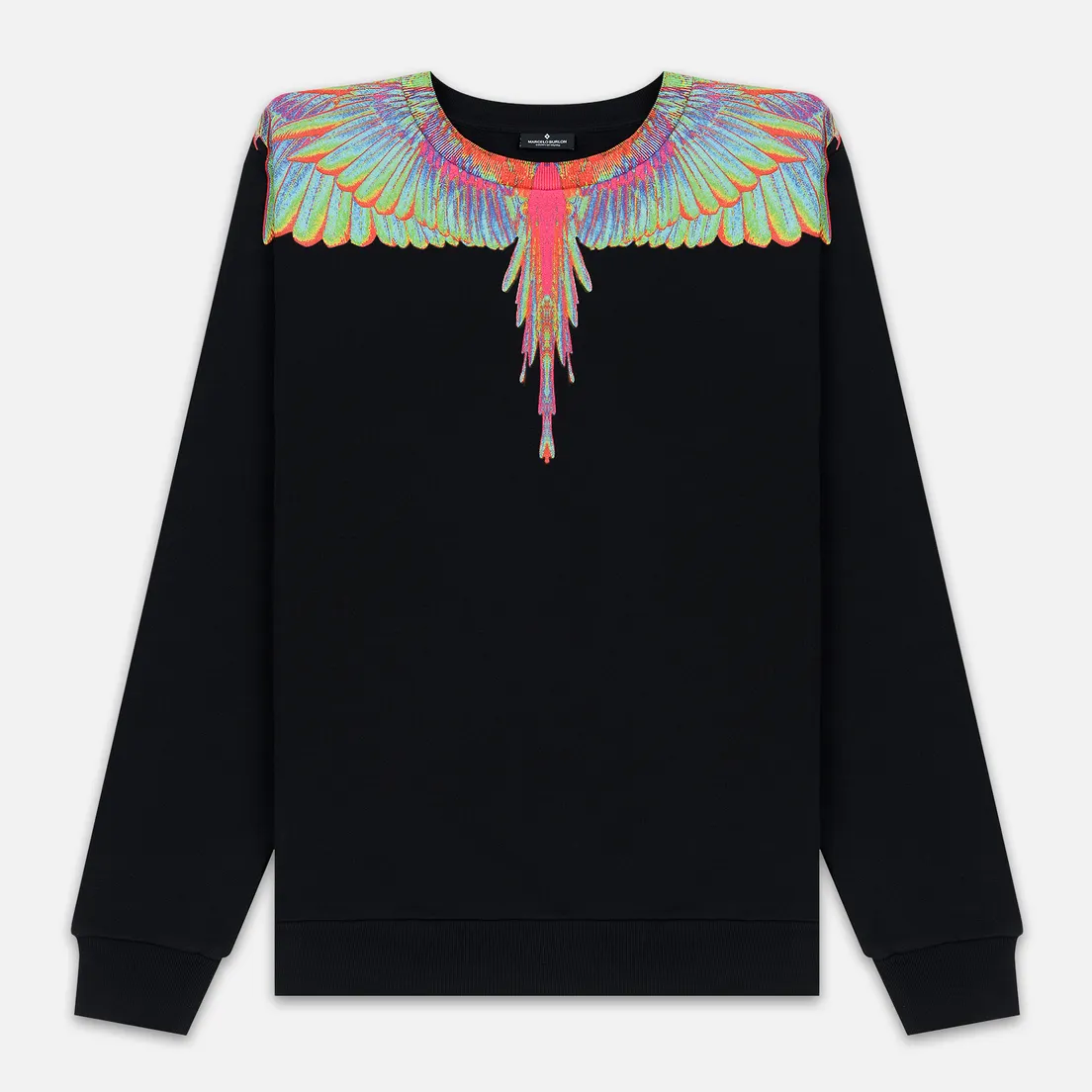 Marcelo Burlon Мужская толстовка Fluo Wings Crewneck