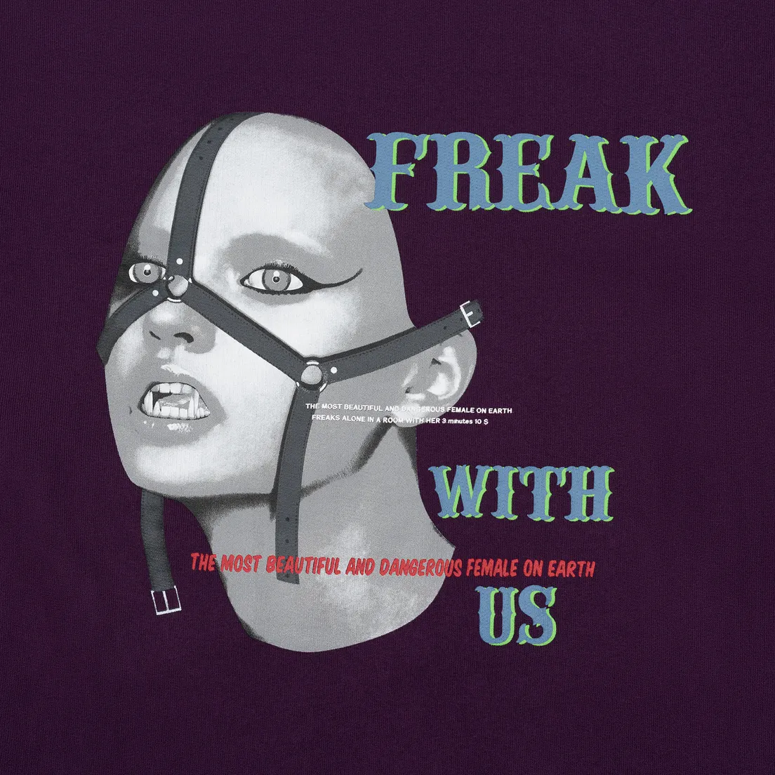 Marcelo Burlon Мужская толстовка Freak Over Crew Neck