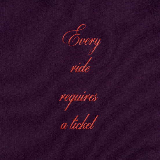 Мужская толстовка Marcelo Burlon Freak Over Crew Neck Dark Purple/Multicolor