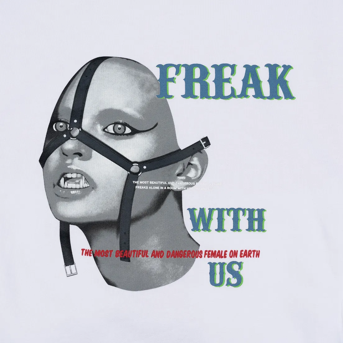 Marcelo Burlon Мужская толстовка Freak Over Crew Neck