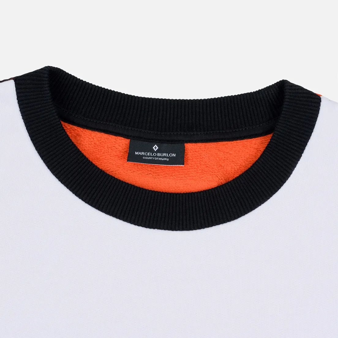 Marcelo Burlon Мужская толстовка Freak Over Crew Neck