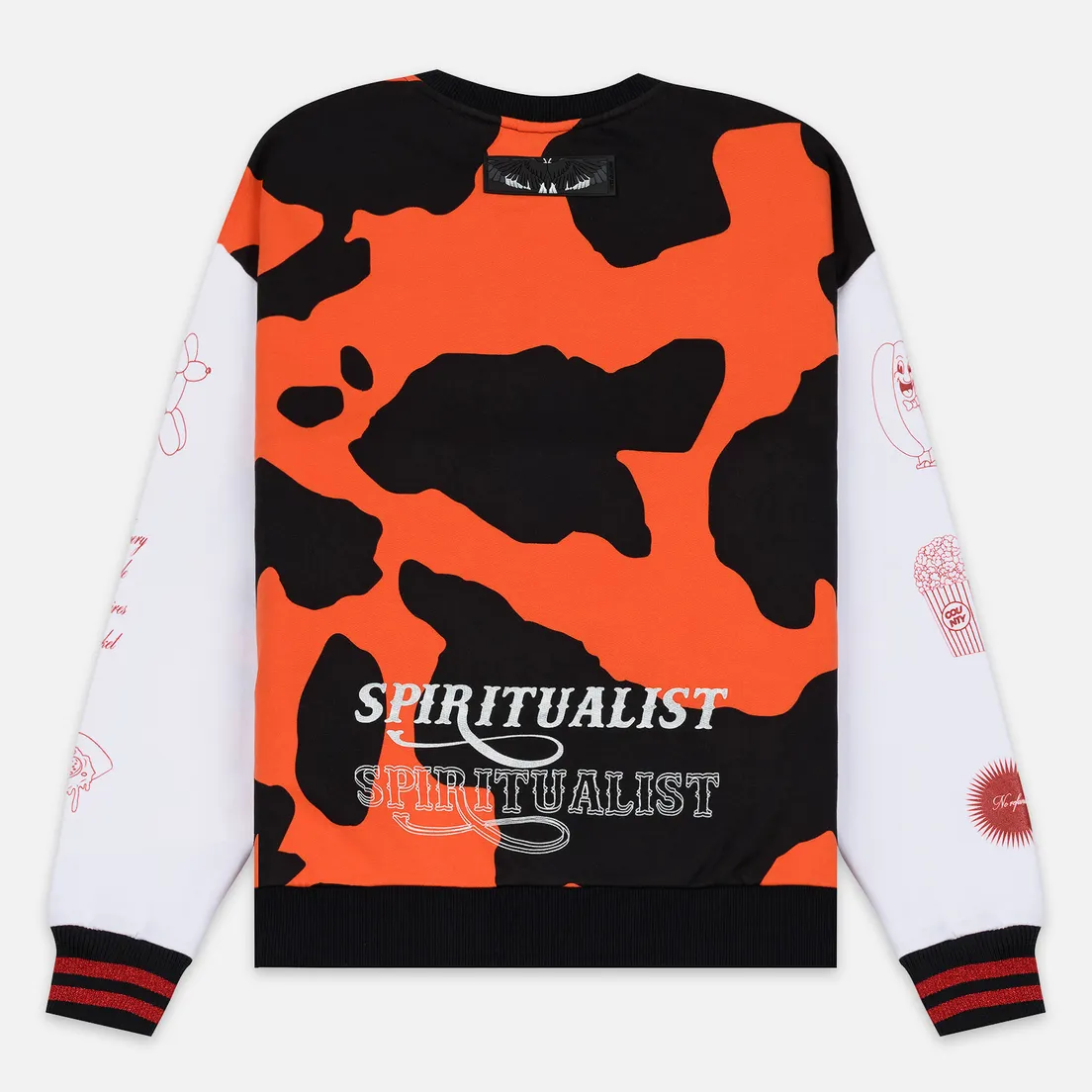 Marcelo Burlon Мужская толстовка Freak Over Crew Neck