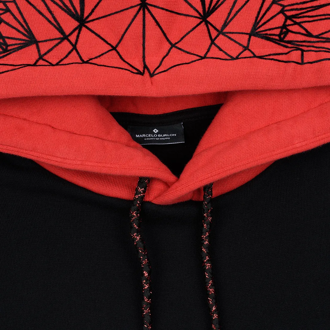 Marcelo Burlon Мужская толстовка Freak Wings Over Hoodie